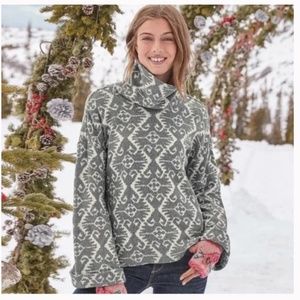 Sundance | Ikat “In the Fjords” Sweatshirt / Sweater w/Flared Sleeves ♥ EUC